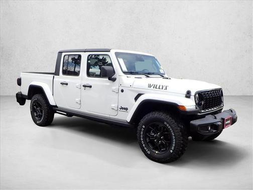 Bright White Clearcoat 2026 Jeep Gladiator Willys 4x4