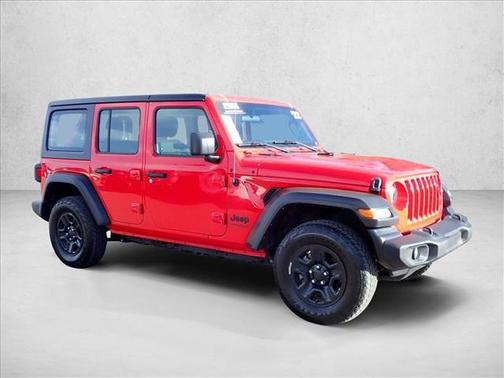 Firecracker Red Clearcoat 2022 Jeep Wrangler Unlimited Sport