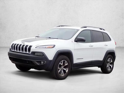 Bright White Clearcoat 2017 Jeep Cherokee Trailhawk