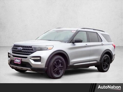 Iconic Silver Metallic 2022 Ford Explorer XLT