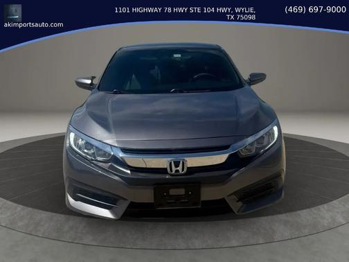 Modern Steel Metallic 2017 Honda Civic LX CVT