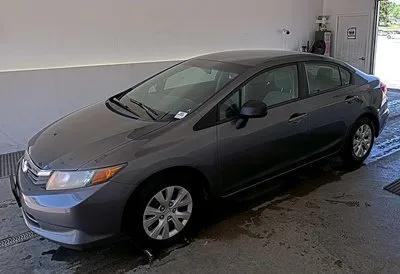 Gray 2012 Honda Civic LX