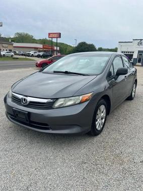 Gray 2012 Honda Civic LX