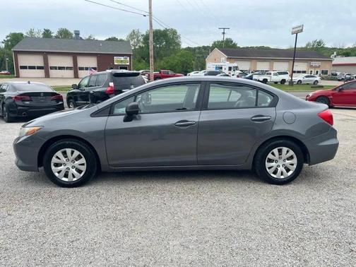 Gray 2012 Honda Civic LX