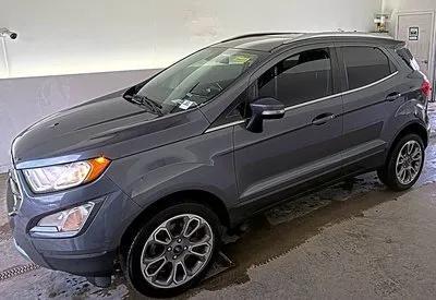 Smoke Metallic 2020 Ford EcoSport Titanium
