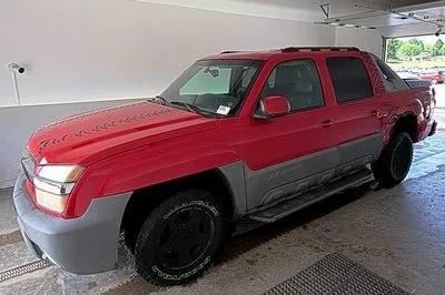 Red 2002 Chevrolet Avalanche