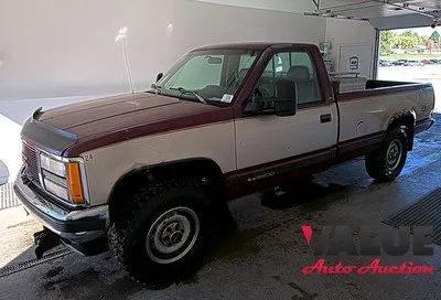 Conventional Two-tone Paint 1993 GMC Sierra 2500 Base
