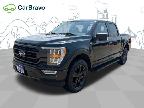 Agate Black Metallic 2021 Ford F-150 XLT