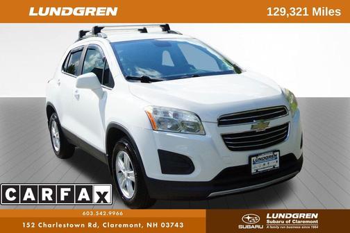 Summit White 2016 Chevrolet Trax LT