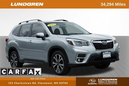 Ice Silver Metallic 2021 Subaru Forester Limited