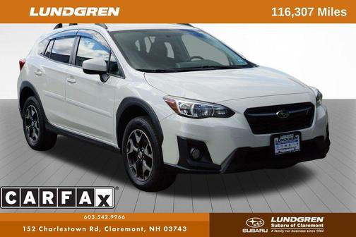 Crystal White Pearl 2018 Subaru Crosstrek 2.0i Premium