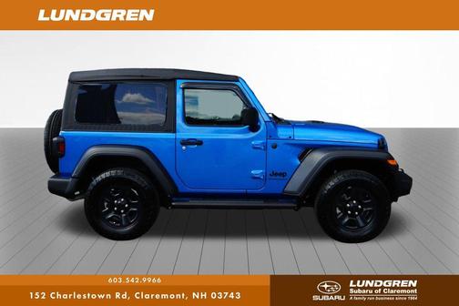 Hydro Blue Pearl 2025 Jeep Wrangler Sport