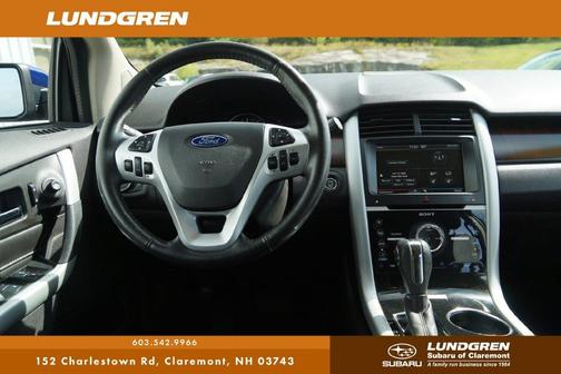 Blue Metallic 2014 Ford Edge Limited