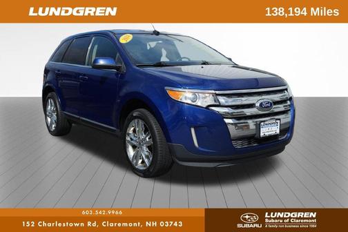 Blue Metallic 2014 Ford Edge Limited