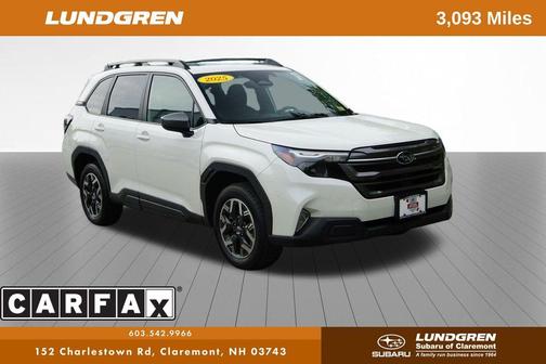Crystal White Pearl 2025 Subaru Forester Premium