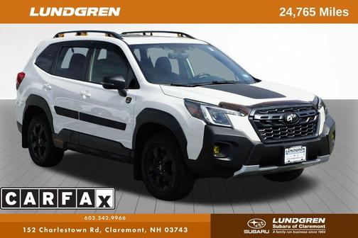 Crystal White Pearl 2023 Subaru Forester Wilderness