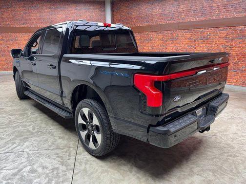 Agate Black Metallic 2025 Ford F-150 Lightning Platinum