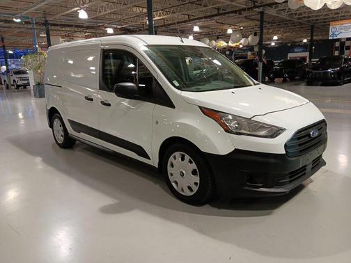 Frozen White 2020 Ford Transit Connect XL Cargo Van