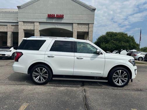 Star White Metallic Tri-Coat 2020 Ford Expedition Platinum