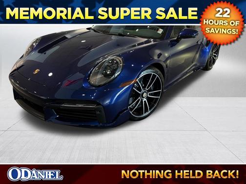 Gentian Blue Metallic 2025 Porsche 911 Turbo S