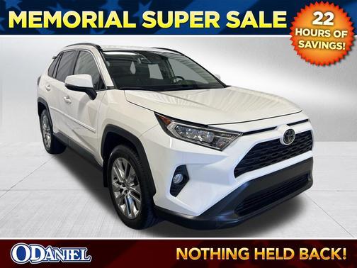 Super White 2020 Toyota RAV4 XLE Premium