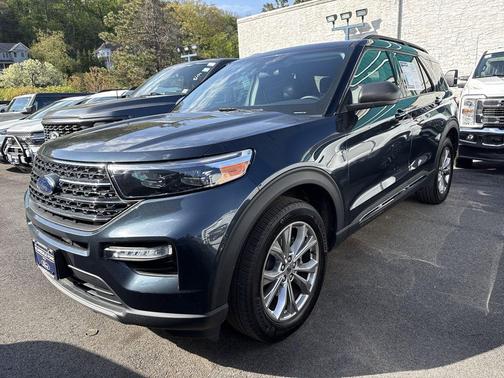 Stone Blue Metallic 2023 Ford Explorer XLT