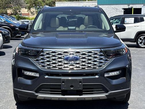 Stone Blue Metallic 2023 Ford Explorer Platinum