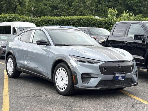 Glacier Gray Metallic 2025 Ford Mustang Mach-E GT