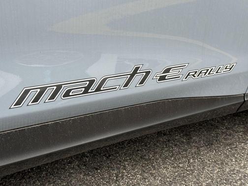 Glacier Gray Metallic 2025 Ford Mustang Mach-E GT