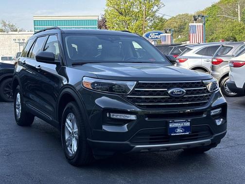 Forged Green Metallic 2022 Ford Explorer XLT