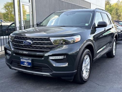 Forged Green Metallic 2022 Ford Explorer XLT