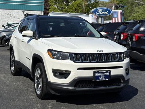 White Clearcoat 2020 Jeep Compass Limited