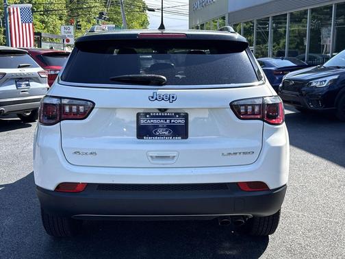 White Clearcoat 2020 Jeep Compass Limited