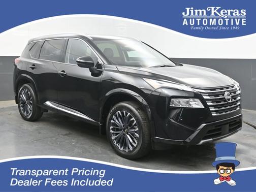 Black 2025 Nissan Rogue Platinum