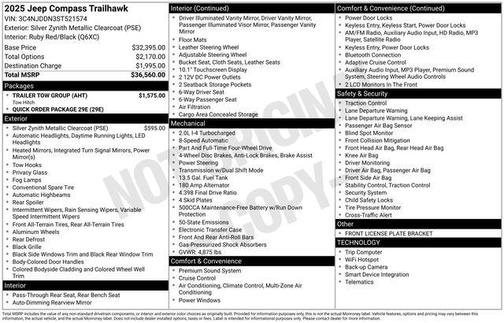 2025 Jeep Compass Trailhawk