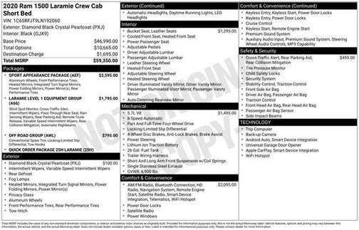 2020 RAM 1500 Laramie