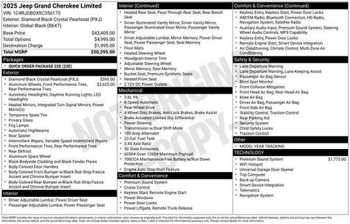 2025 Jeep Grand Cherokee Limited
