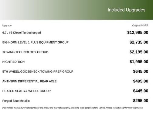 2026 RAM 2500 Big Horn