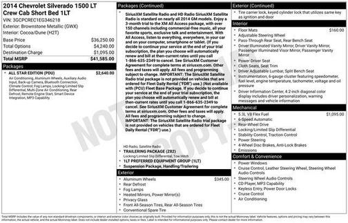 2014 Chevrolet Silverado 1500 1LT