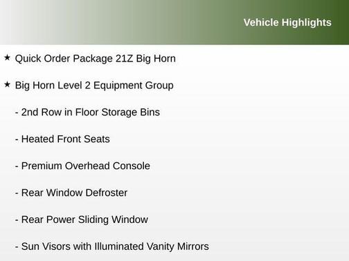 2026 RAM 1500 Big Horn/Lone Star
