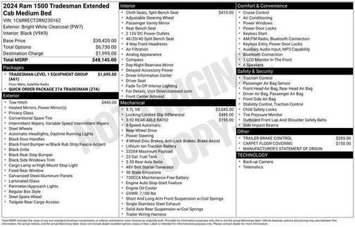 2024 RAM 1500 Tradesman