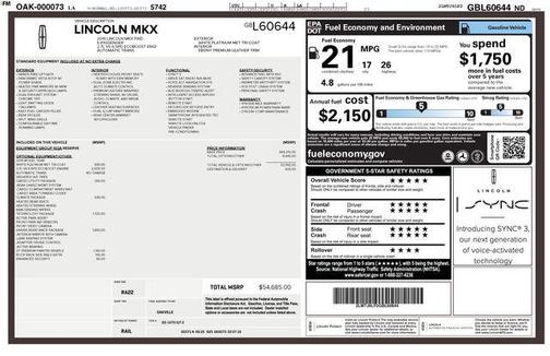 2016 Lincoln MKX Reserve