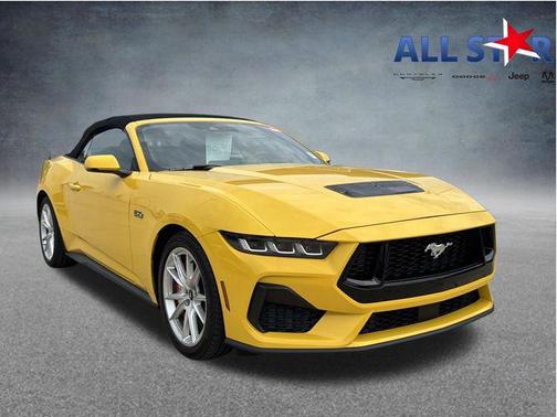 Yellow Splash Metallic Tri-coat 2024 Ford Mustang GT Premium