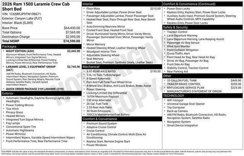 2026 RAM 1500 Laramie