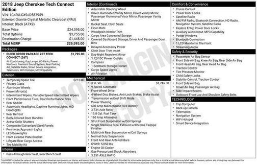 2018 Jeep Cherokee Latitude