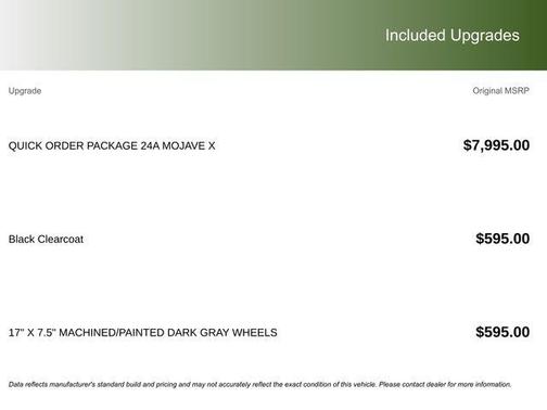 Black Clearcoat 2026 Jeep Gladiator Mojave X 4x4