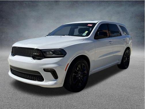 White Knuckle Clearcoat 2021 Dodge Durango SXT Plus
