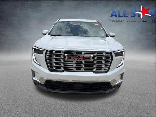 White Frost Tricoat 2025 GMC Acadia Denali