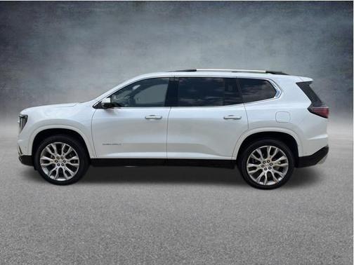 White Frost Tricoat 2025 GMC Acadia Denali