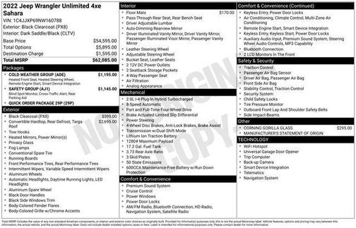 2022 Jeep Wrangler Unlimited 4xe Sahara